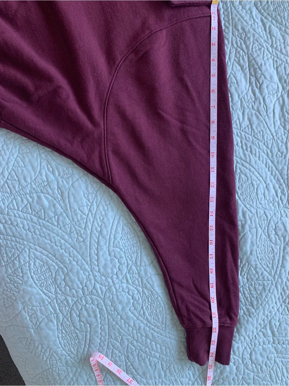 wild fable Burgundy Half-Zip Pullover Sweatshirt - Picture 8 of 9